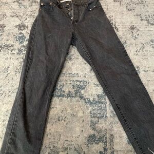 Levi’s Dark Gray Wedgie Jeans